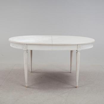 MATSALSGRUPP, 9 delar, gustaviansk stil, 1900-talets andra hälft.
