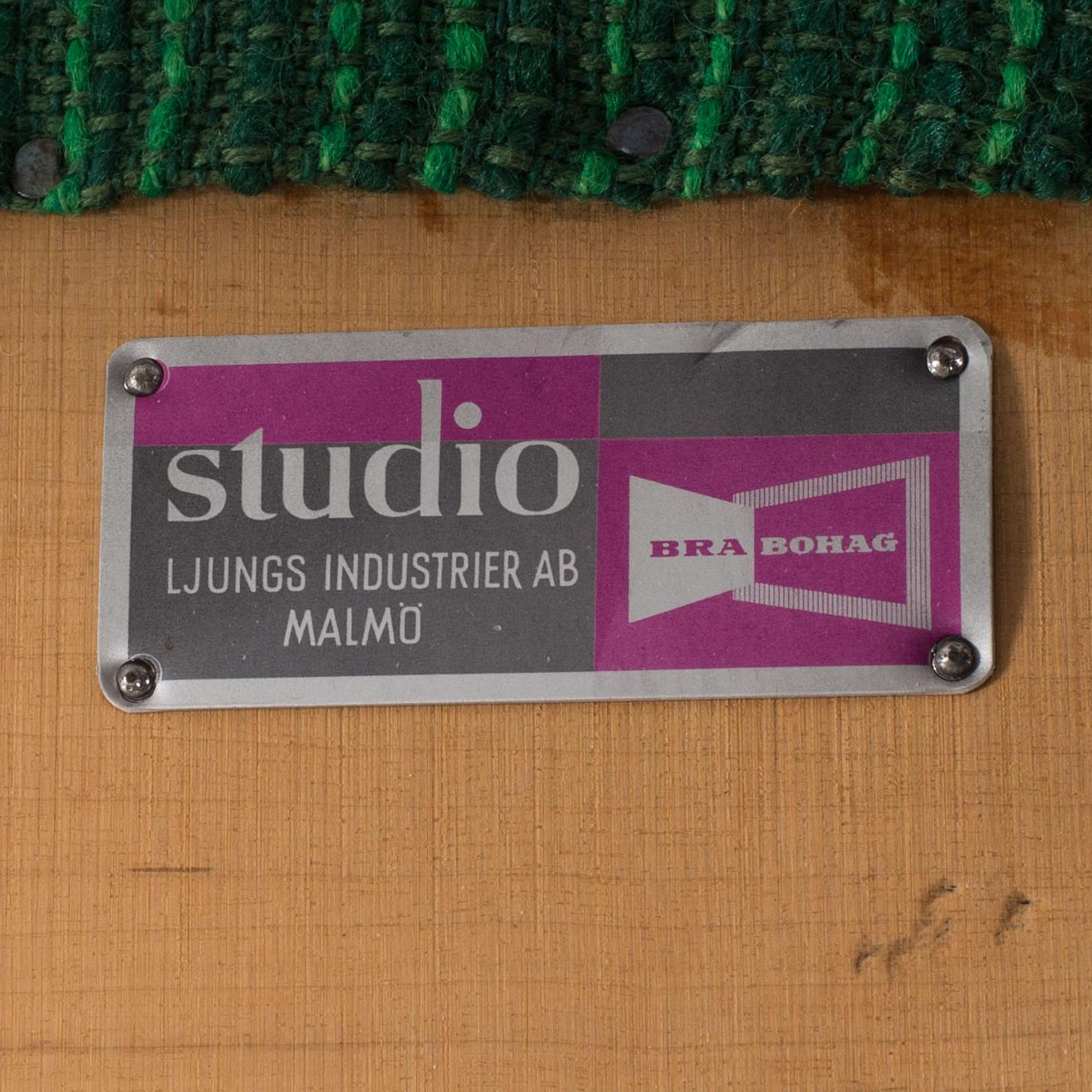 ALF SVENSSON, fåtölj, "TeVe", Studio, Ljungs Industrier, Bra Bohag, 1950/60-tal.