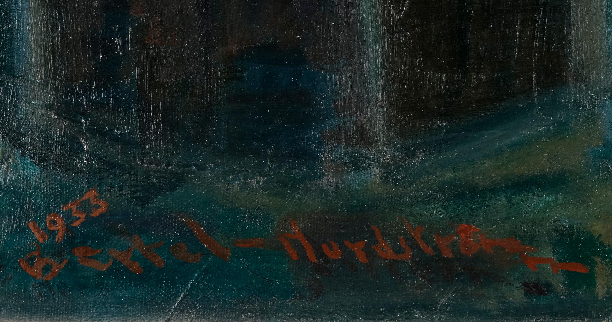 BERTEL BERTEL-NORDSTRÖM, olja på duk, signerad och daterad 1933.