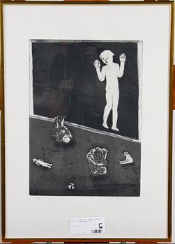 Lena Cronqvist · CRONQVIST, LENA, etsning. Sign o numrerad 29/75. 