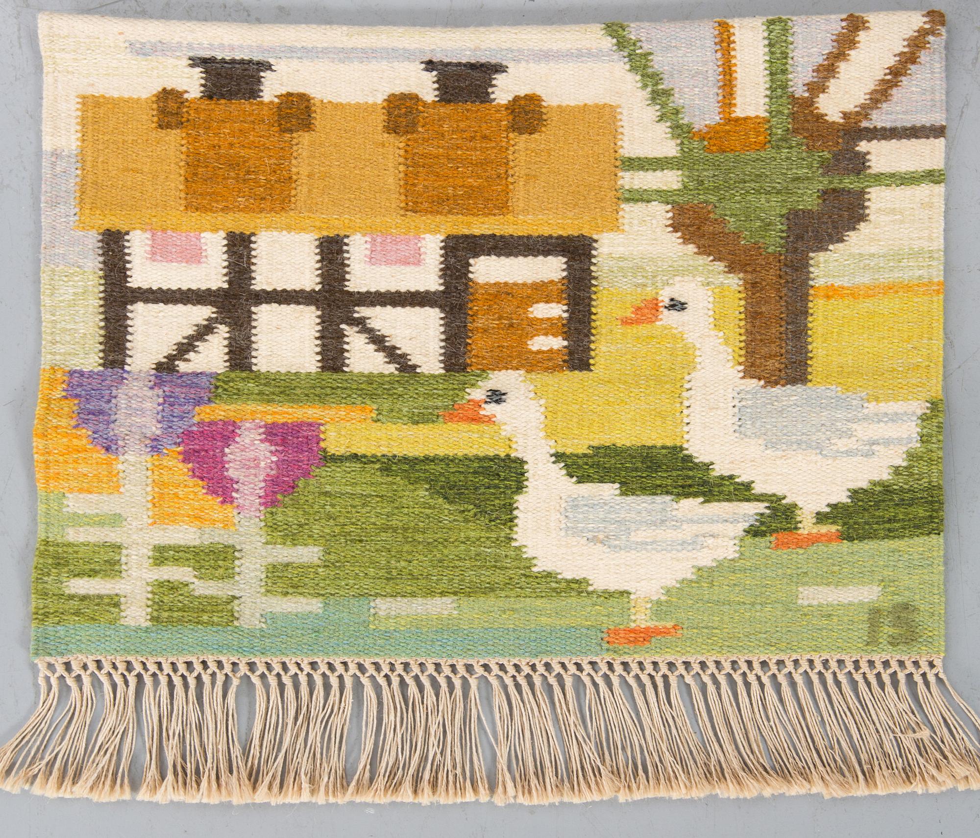 INGEGERD SILOW, väggbonad, monogamsignerad, rölakan, 1900-talets senare del.