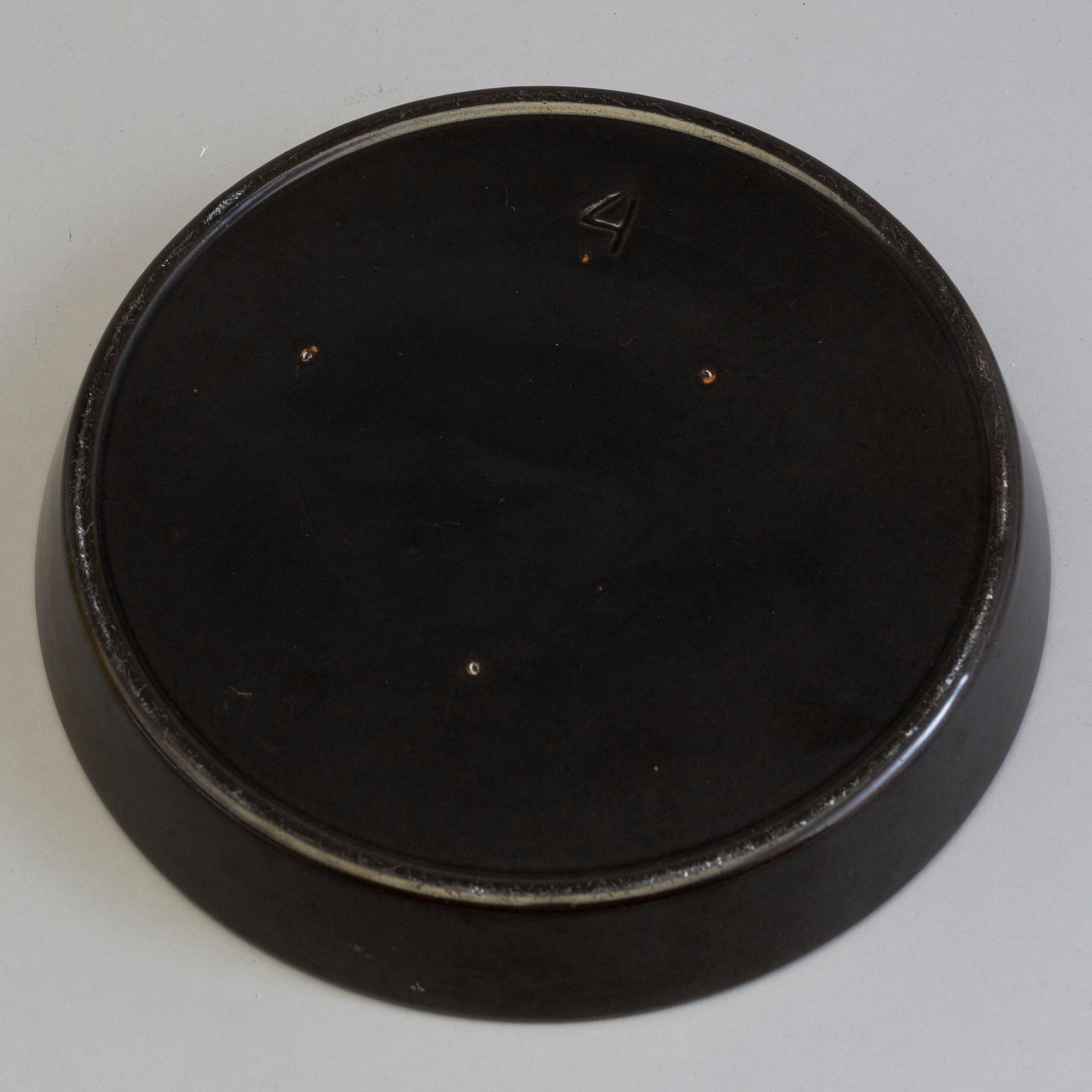EWALD DAHLSKOG, ytterfoder samt underfat, fajans, "Tellus", Bo Fajans, 1930/40-tal.