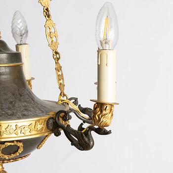 Ceiling lamp, Empire style, early 20th century.