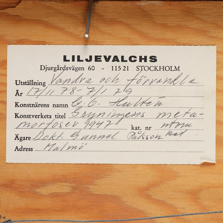 CO Hultén, "Sanningens metamorfoser".