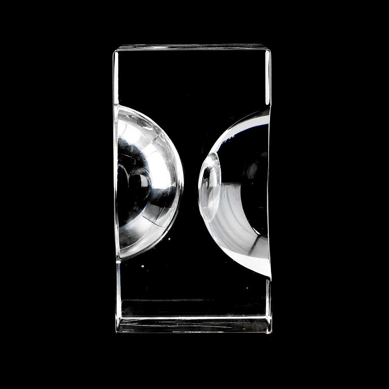 SKULPTUR, glas, Sven Palmqvist, Orrefors, 1900-talets andra hälft.