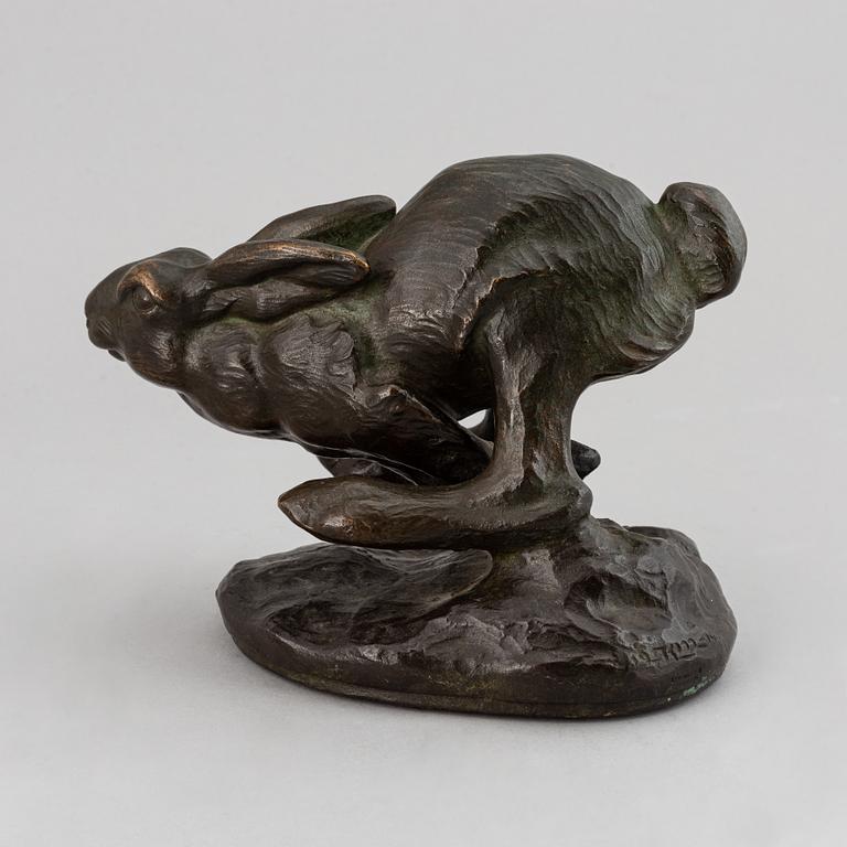 Knud Max Møller, sculpture, bronze, signed and dated -19.