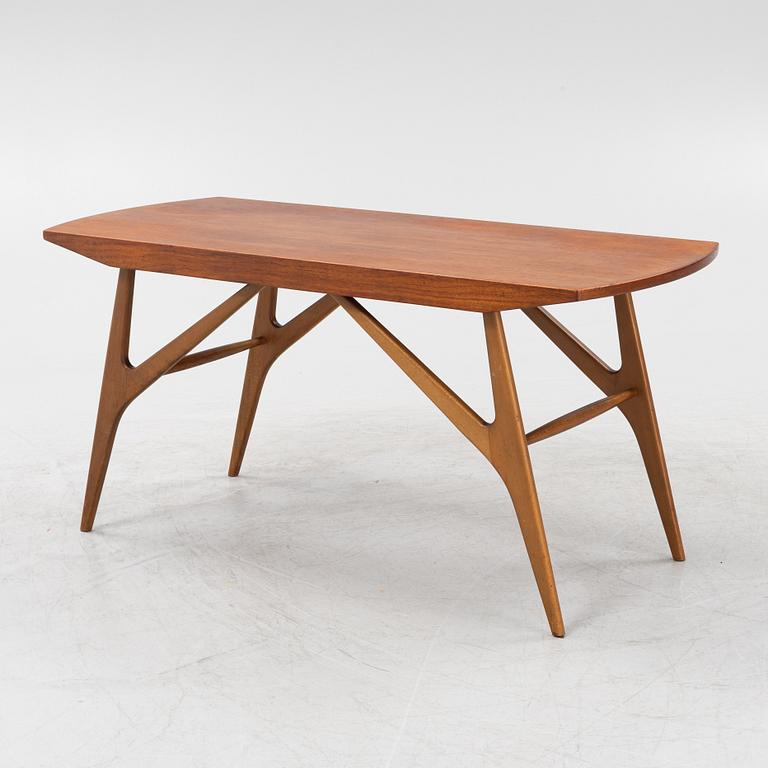 A teak veneered coffee table, Jason, Ringstedt, Denmark, 1950's/60's.