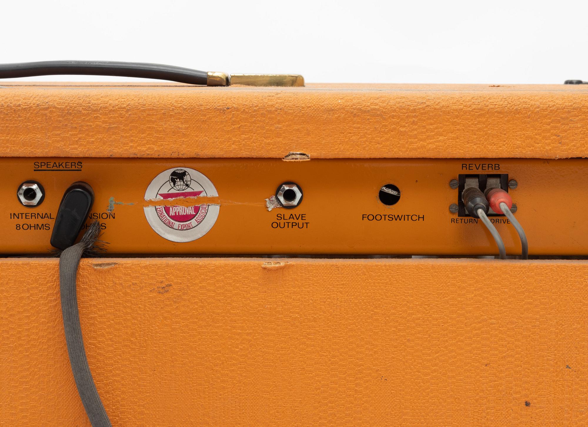 Orange, "Custom Reverb Twin",  gitarrförstärkare, modell 125, England, 1970-tal.