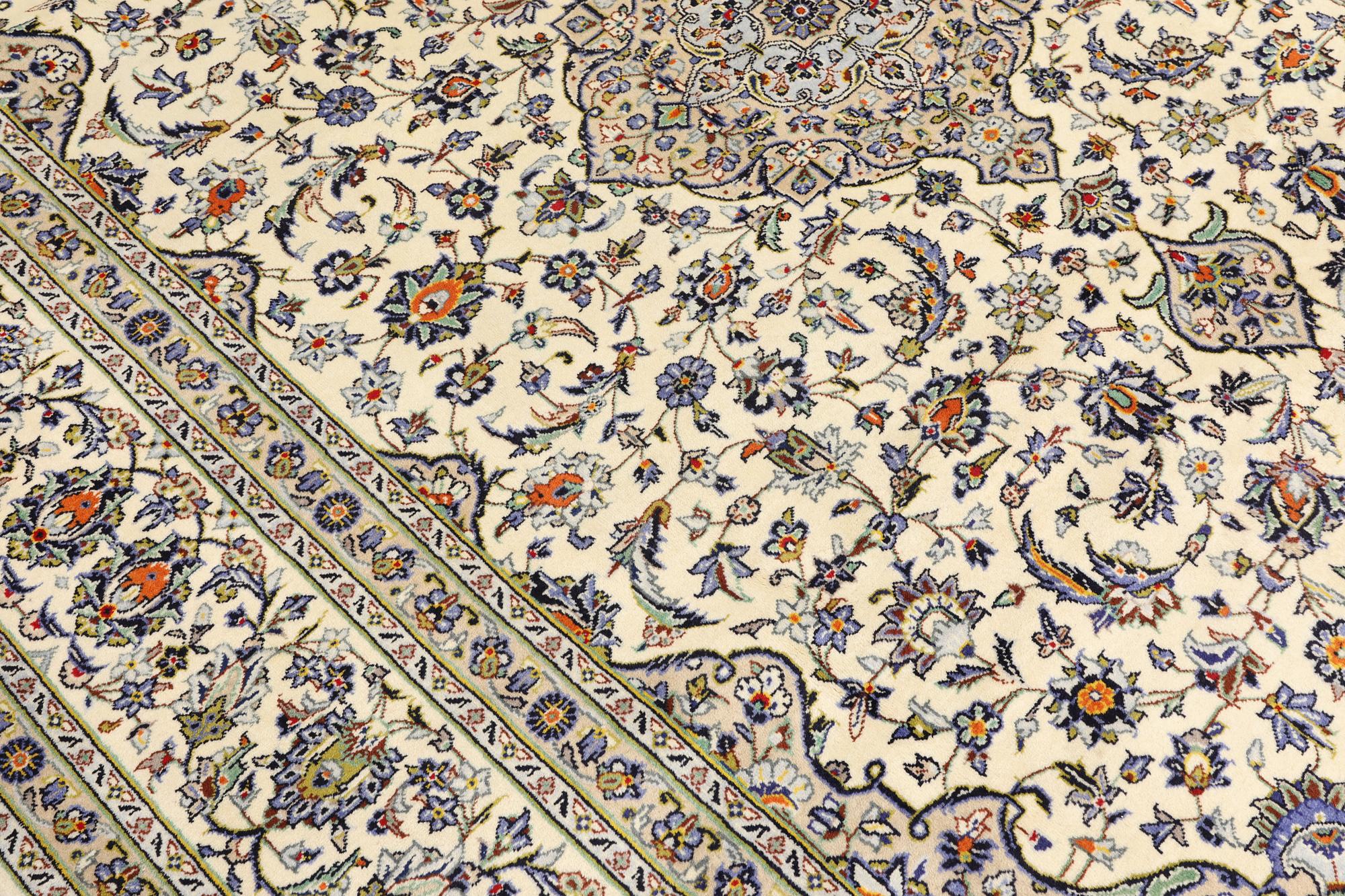 A Keshan carpet, 355 x 260 cm.