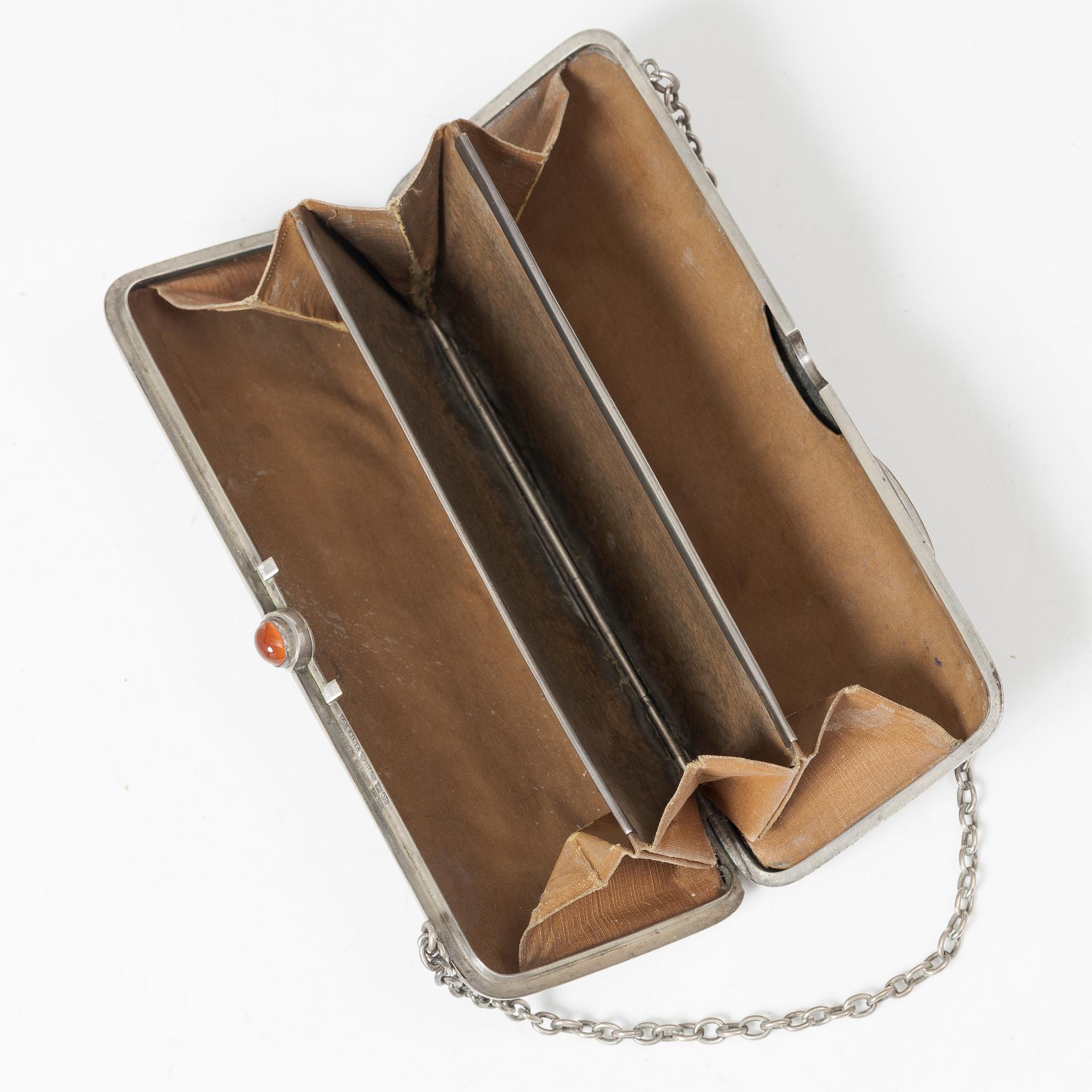 A Finnish silver evening bag, Turku 1919.