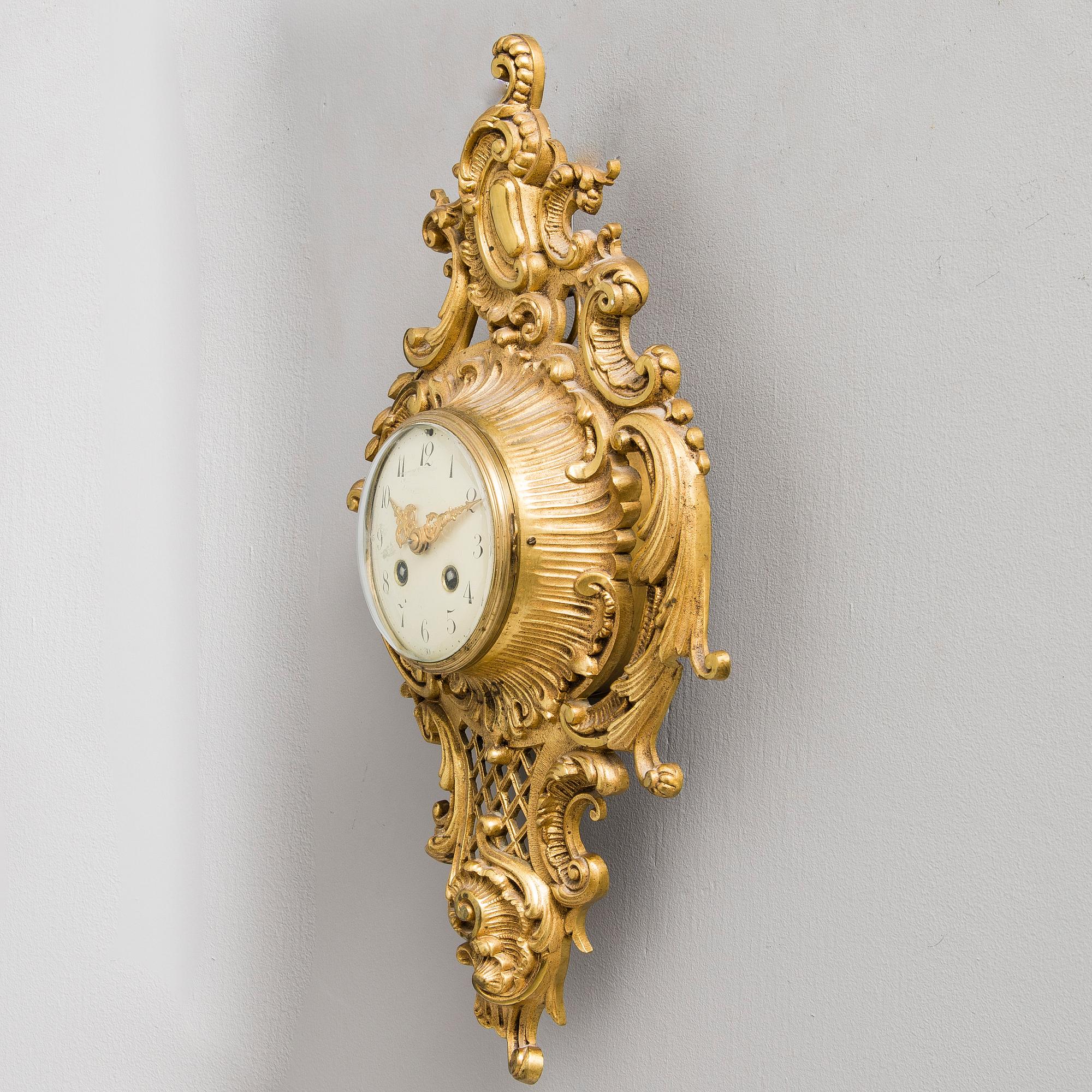 WALL CLOCK, Japy Frères, France, the late 19th century.
