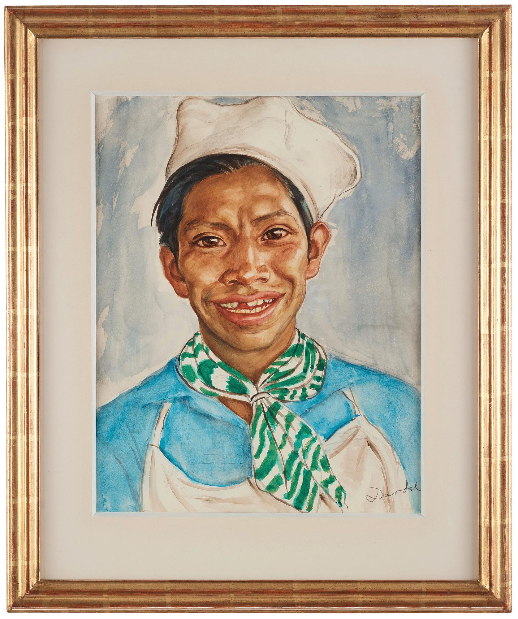 Nils von Dardel, "Mexican Indian Chef".