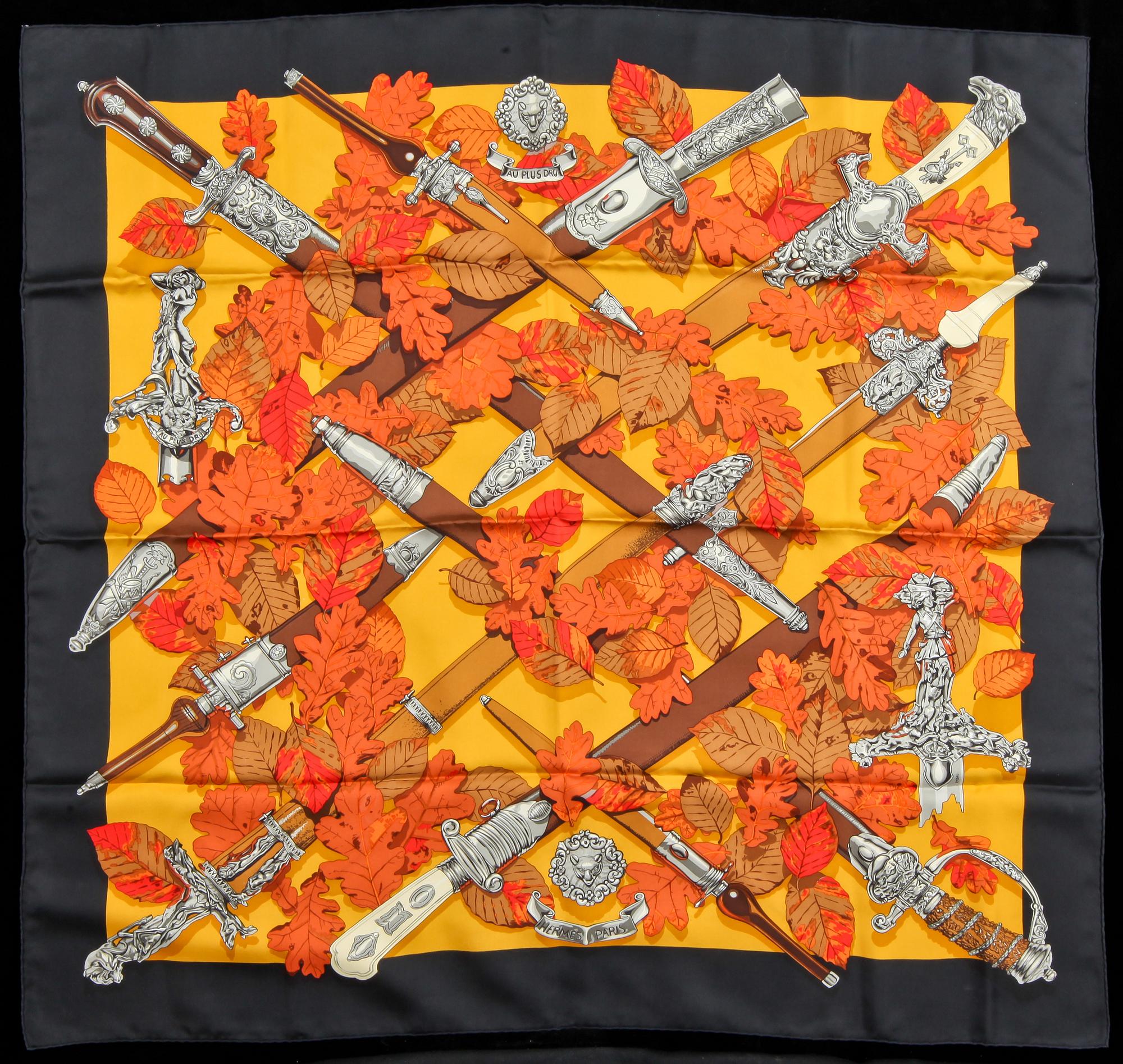 SCARF, Hermès, "Au Plus Dru".