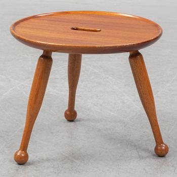 A mahogny stool, model 2156, by Josef Frank for Firma Svenskt Tenn.