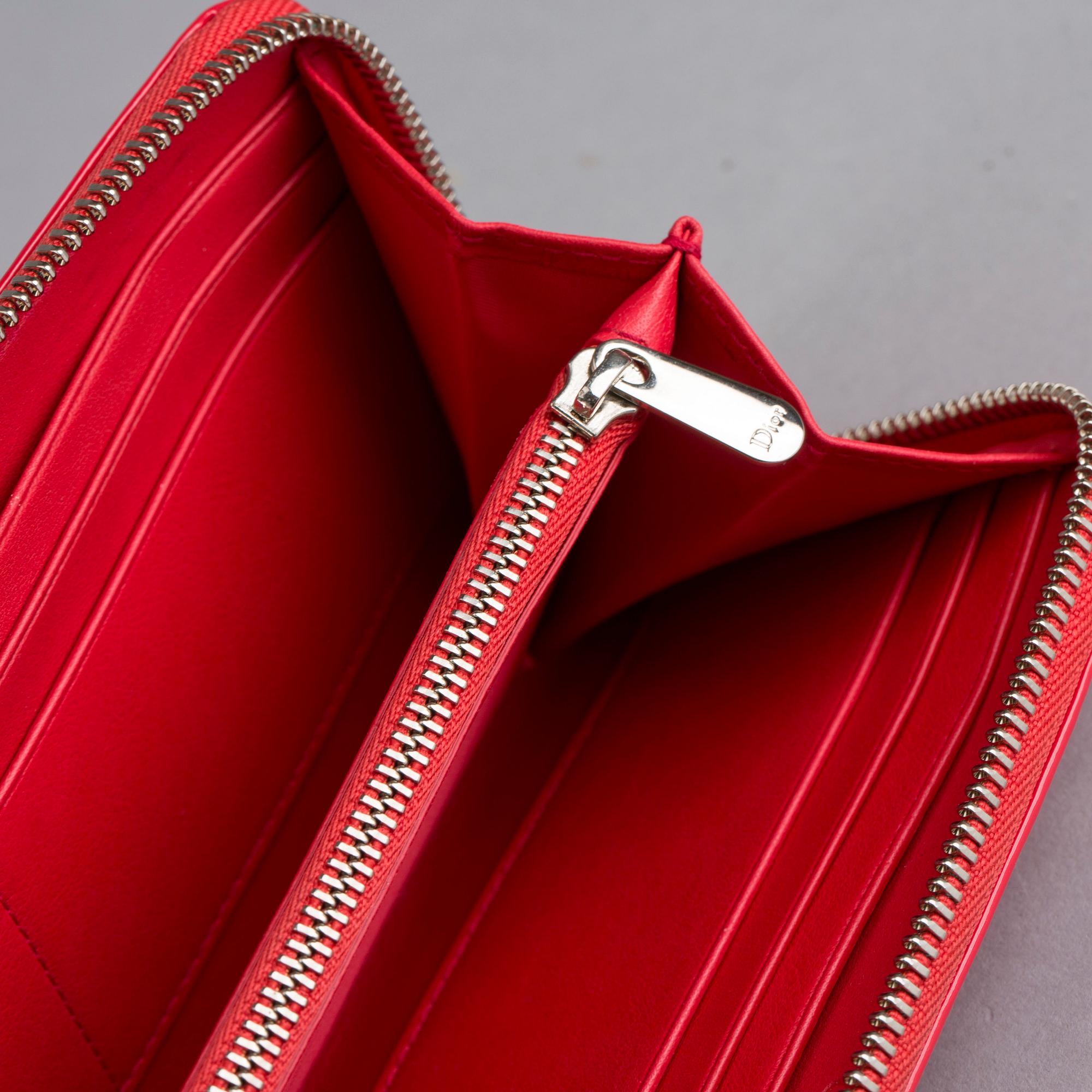 CHRISTIAN DIOR, "Lady Dior Continental", wallet.