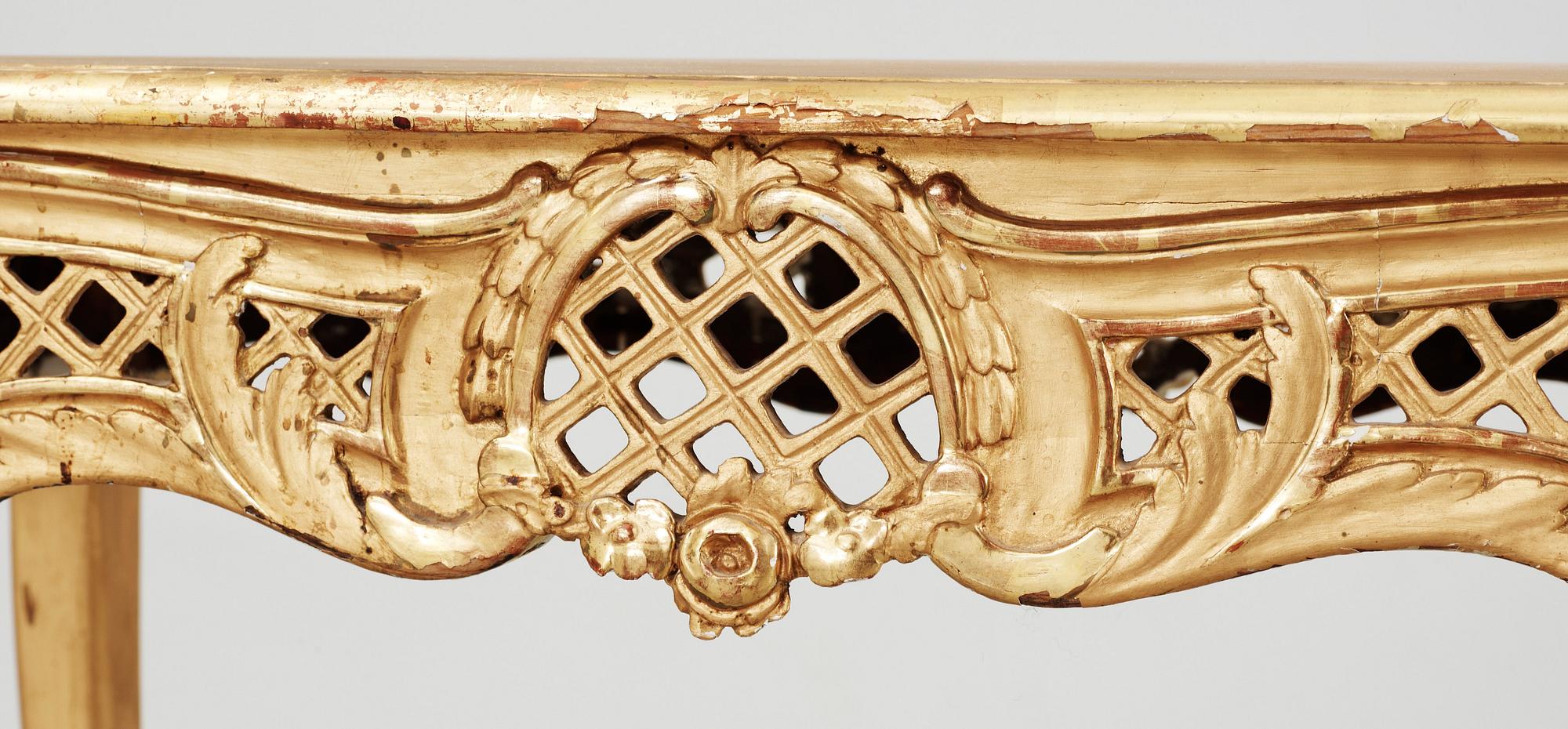 SALONGSBORD, rokokostil, sent 1800-tal.