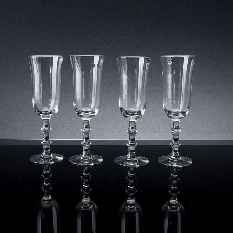 SIMON GATE - CHAMPAGNEGLAS, 9 pcs, "Salut", Simon Gate, Orrefors.