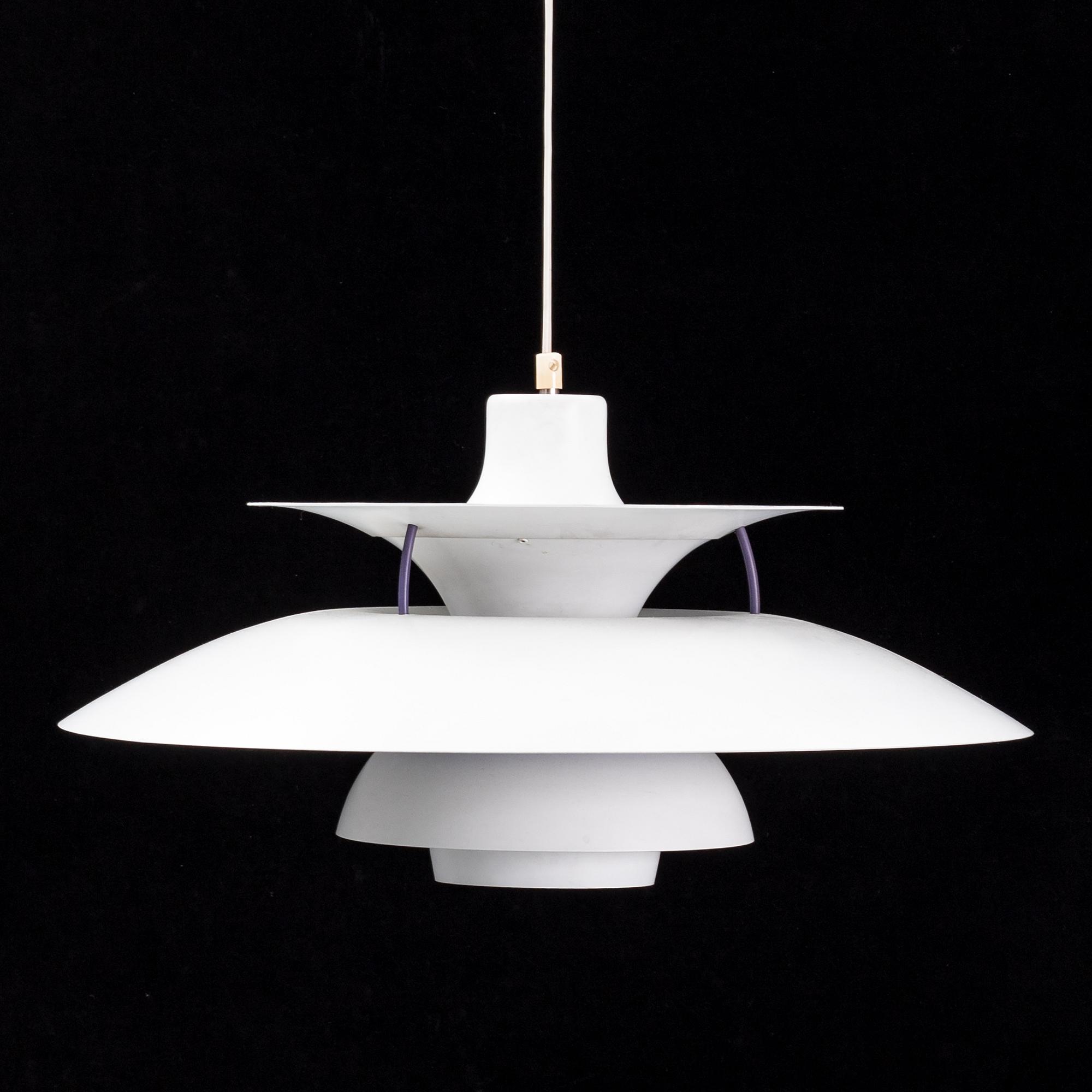 Poul Henningsen, PH-5 ceiling light, Louis Poulsen.