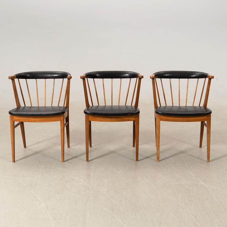 Armchairs 3 pcs, Bodafors Furniture Factory 1950s.