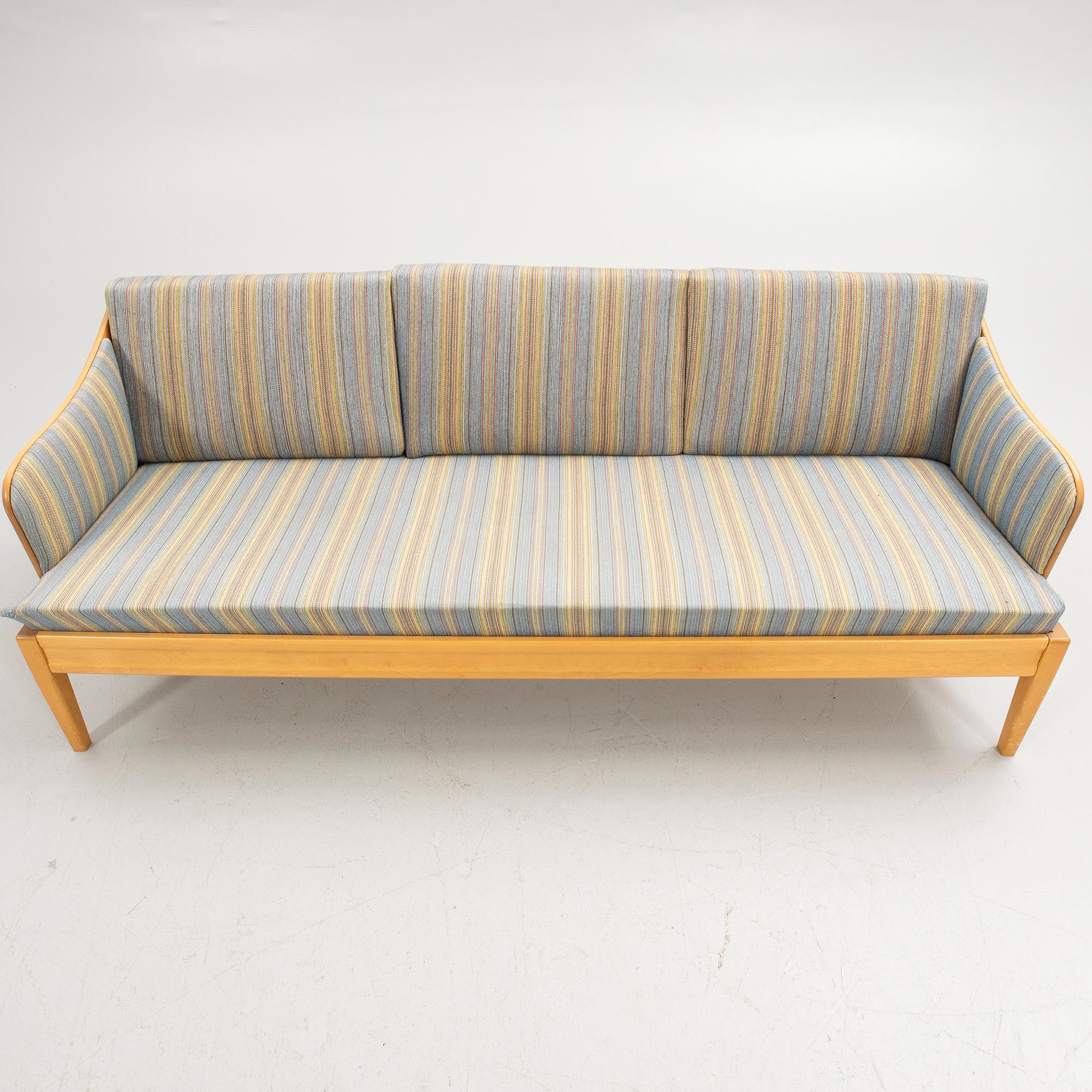 Carl Malmsten, sofa, "Gustavianus", AB OH Sjögren, second half of the 20th century.