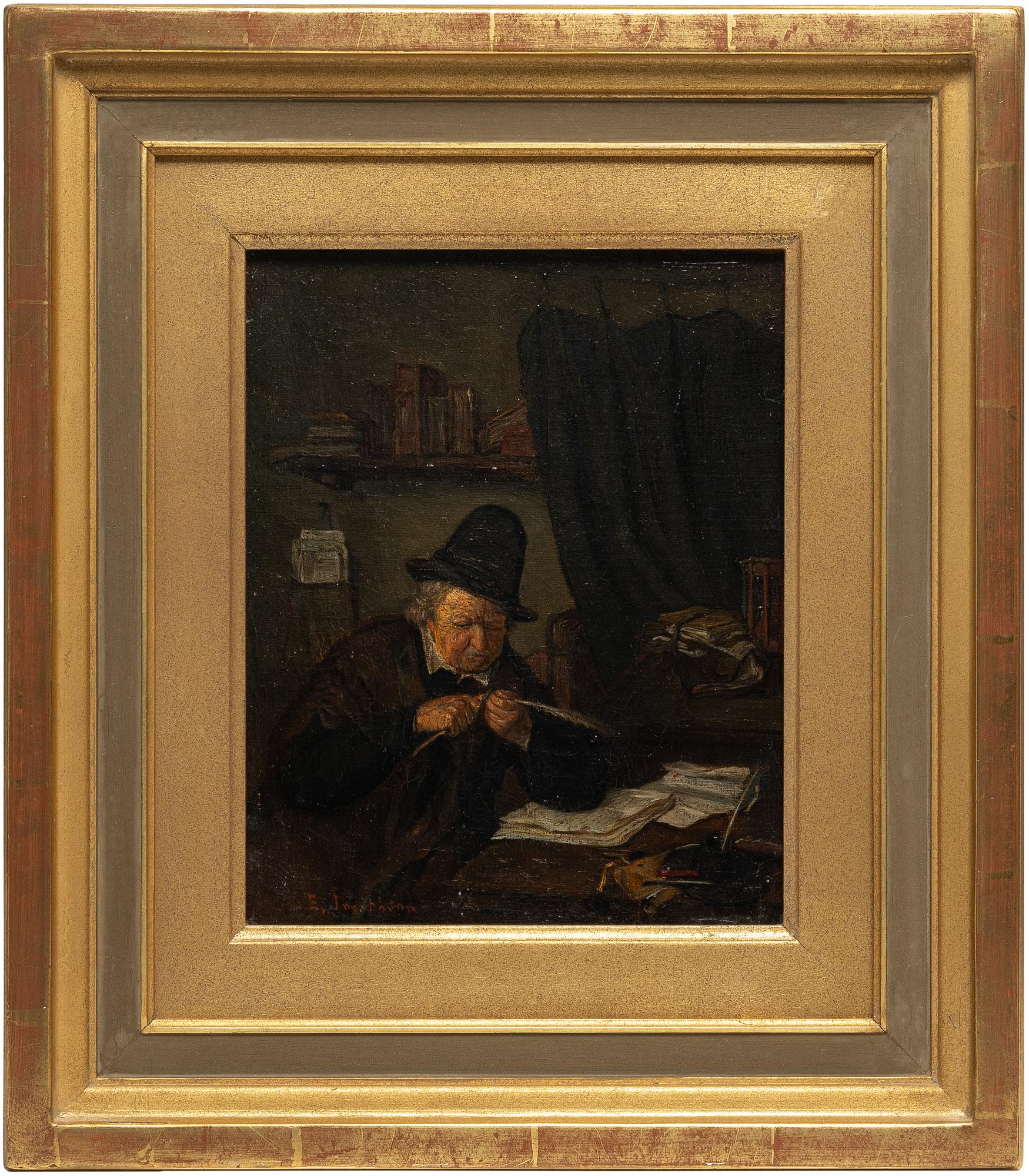 Ernst Josephson, "Advokaten", kopia efter Ostade.