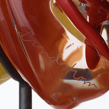 Bengt Lindström, skulptur, "Janus", Berengo, Murano, Italien, 1980-tal.
