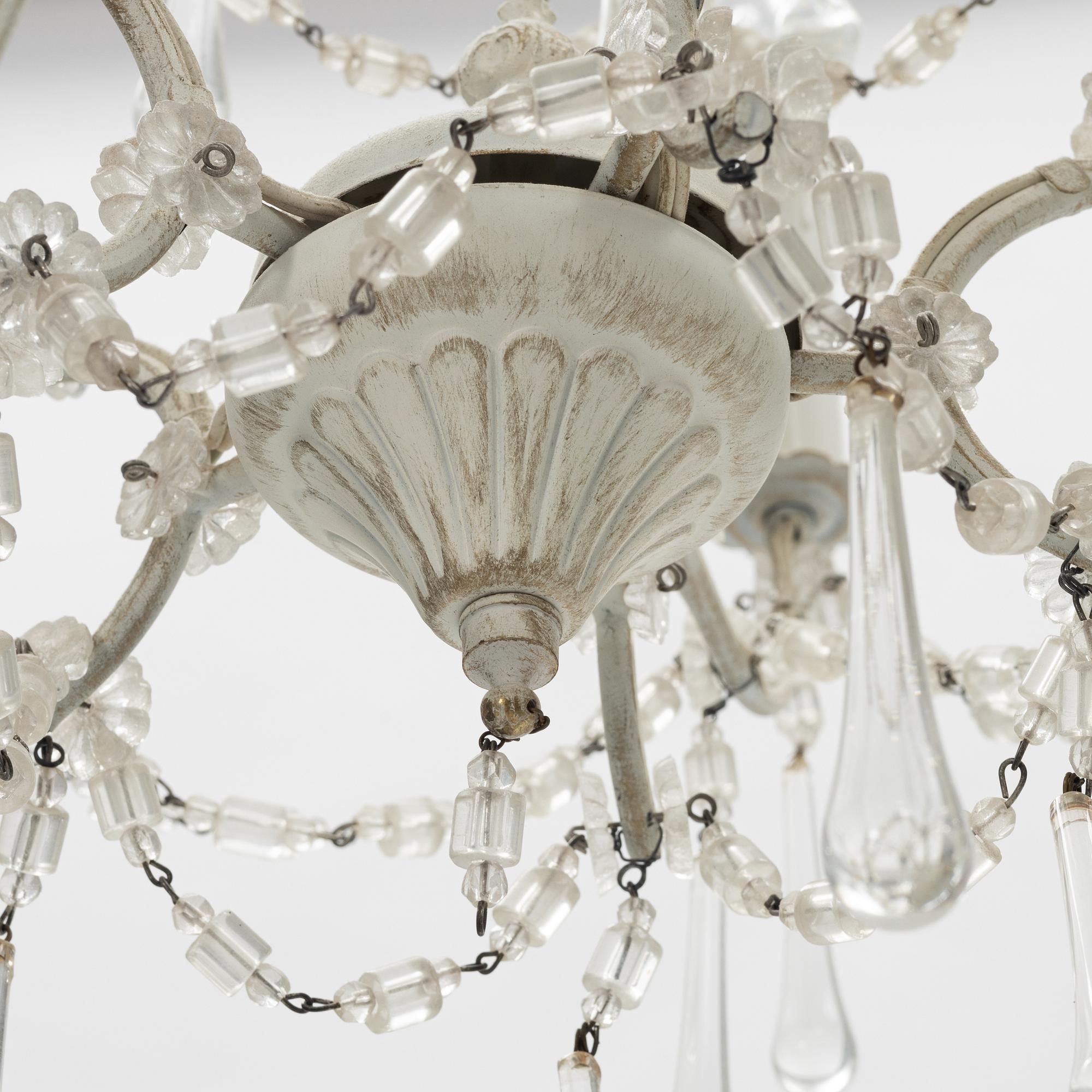 A chandelier, Italy, senond half of the 20th century.