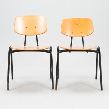 TUOLEJA, 8 kpl, mall 50, Isku Kaluste, 1950-luku.