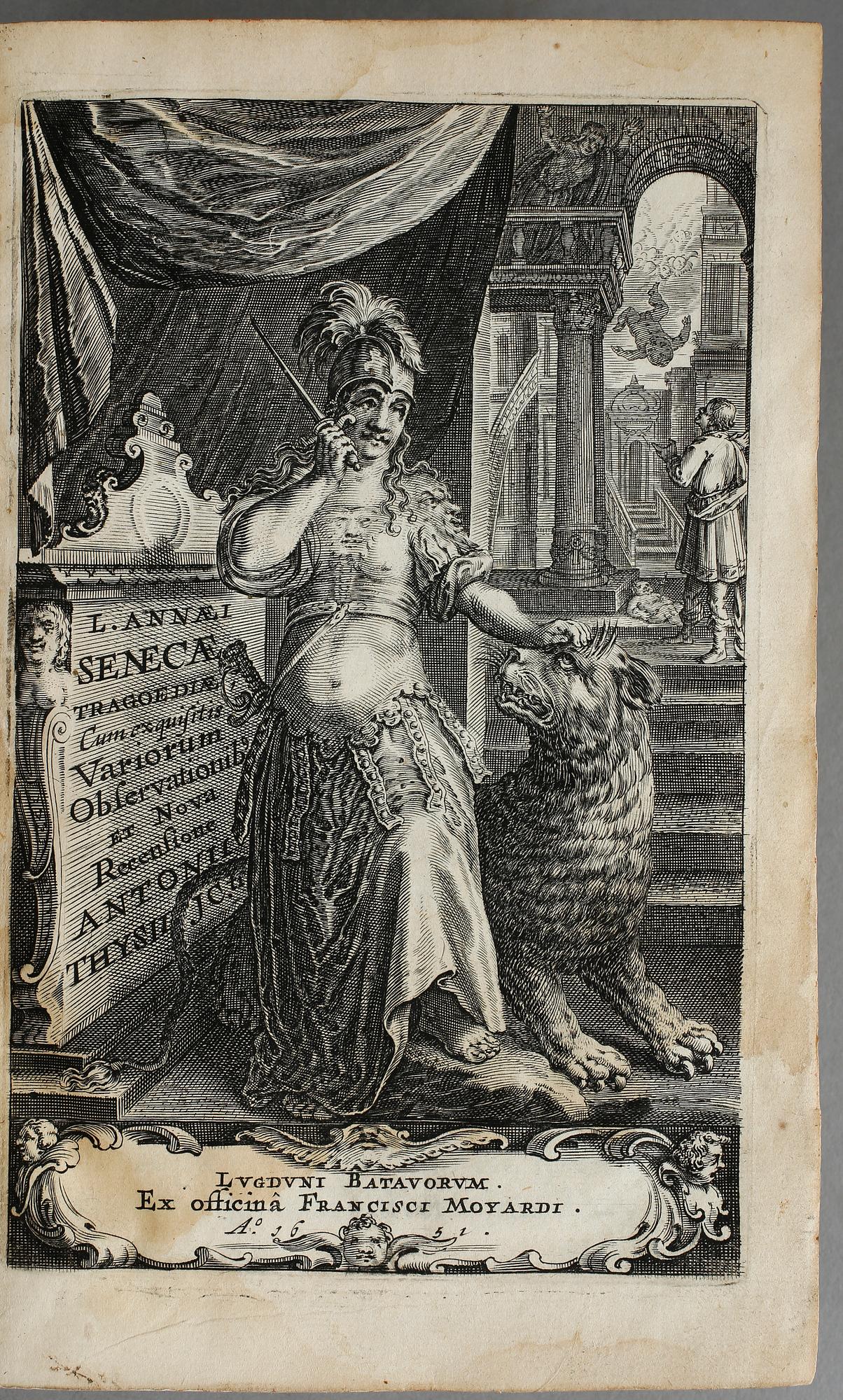 POETAE LATINI REI VENATICAE SCRIPTORES ET BUCOLICI ANTIQUI SAMT ANNAEI SENECA TRAGOEDIAE, Leyden 1728 resp 1651.