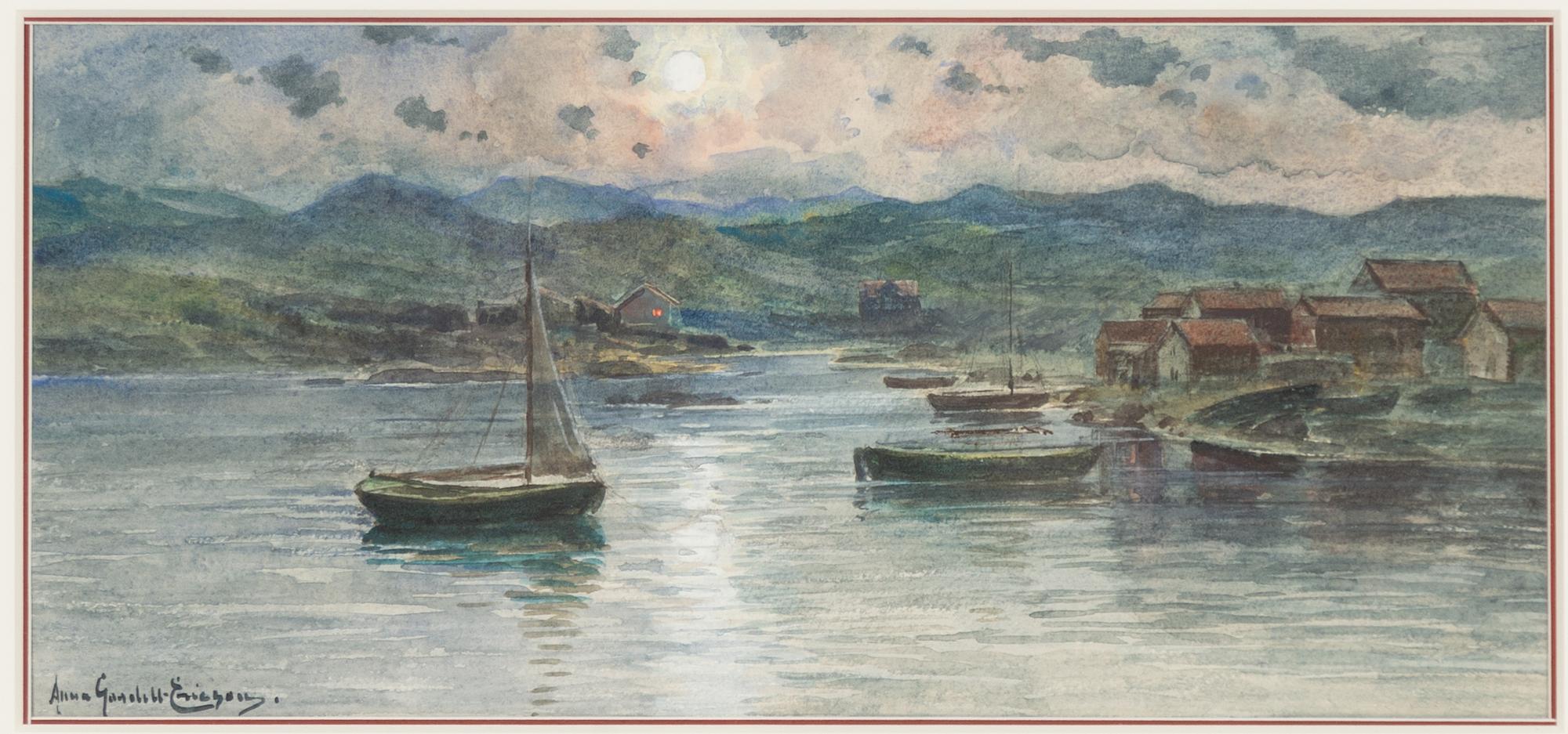 Anna Gardell-Ericson, Translation: "Evening by the coast.".