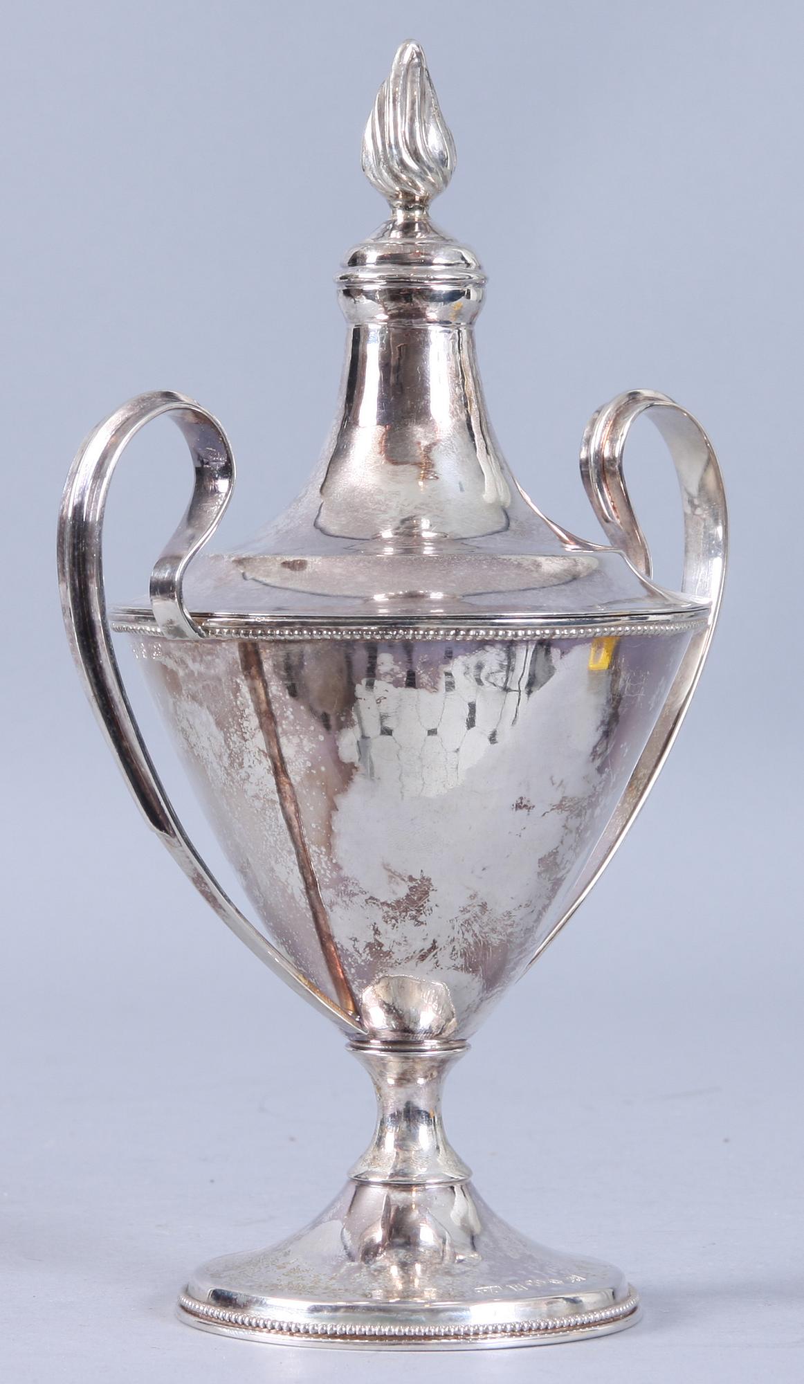 LOCKPOKAL, silver, empirestil, 1966, v ca 440g.