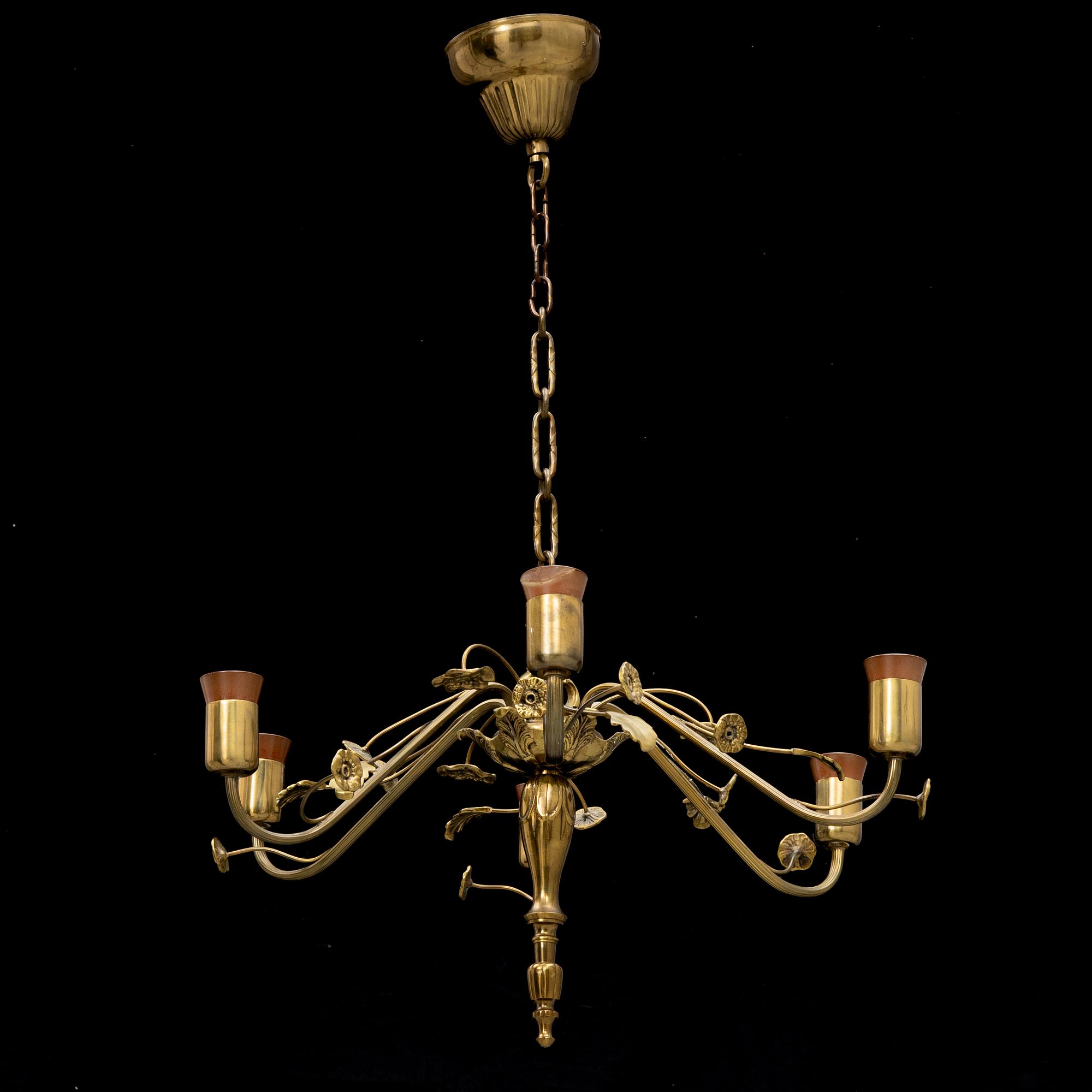 Taklampa, 1900-talets första hälft.