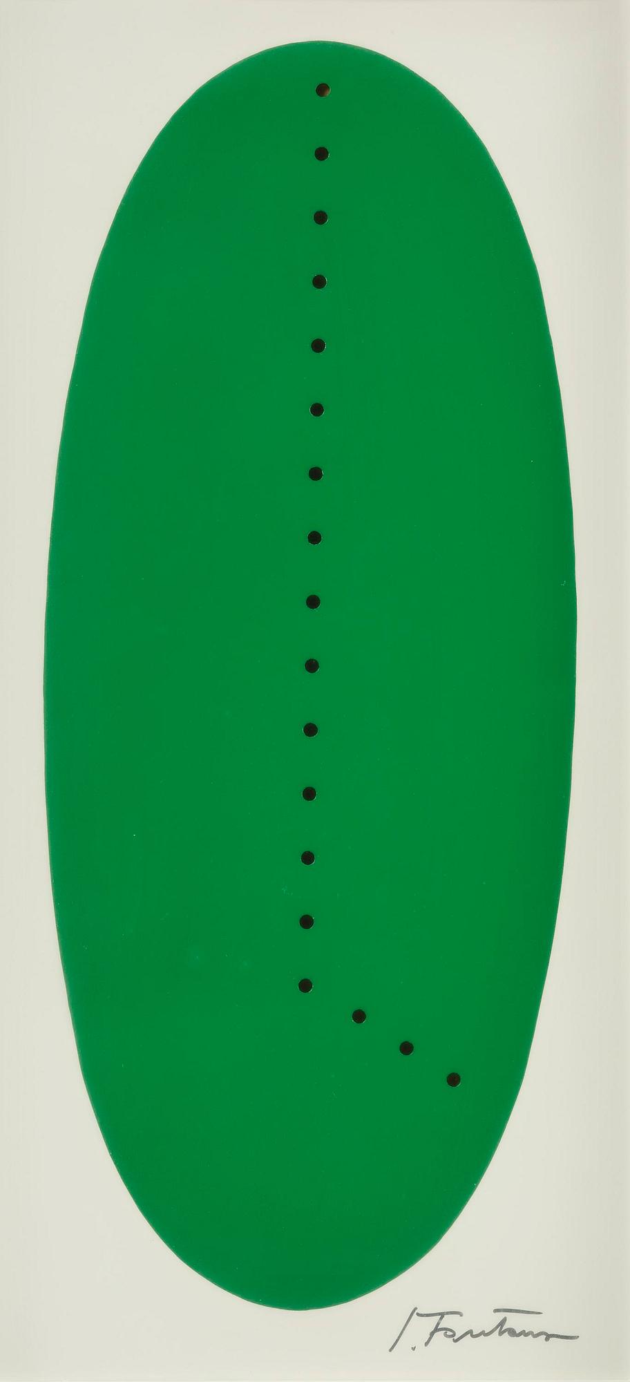 Lucio Fontana, "Concetto Spaziale".