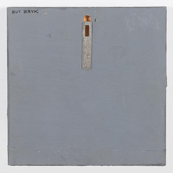 Rut Bryk, relief, signed a tergo.