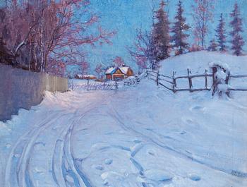 Vasili Levi, WINTER LANDSCAPE.