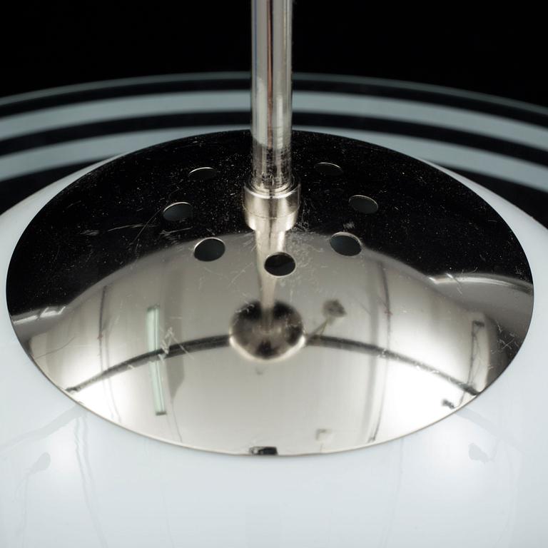 A "Saturnus model" Ceiling light, second half of the 20th century. Height ca 56 cm.