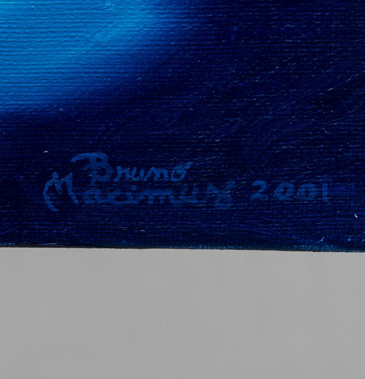 BRUNO MAXIMUS, olja på duk, signerad och daterad 2001.