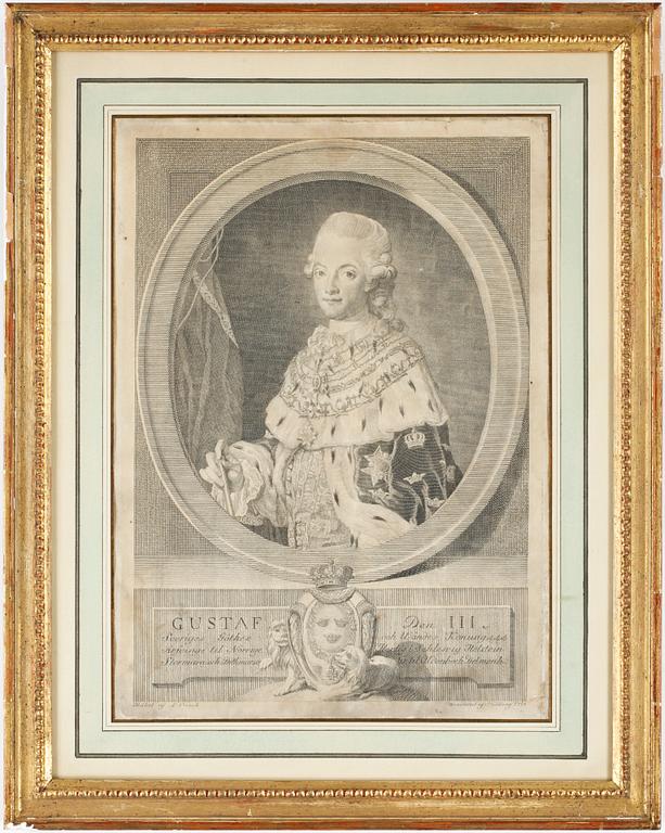 LORENS PASCH D Y, efter, kopparstick, 1773 resp 1774.