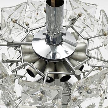 A ceiling lamp, Kinkeldey Leuchted GmbH & Co, Bad Pyrmont, Germany, presumably 1960's.