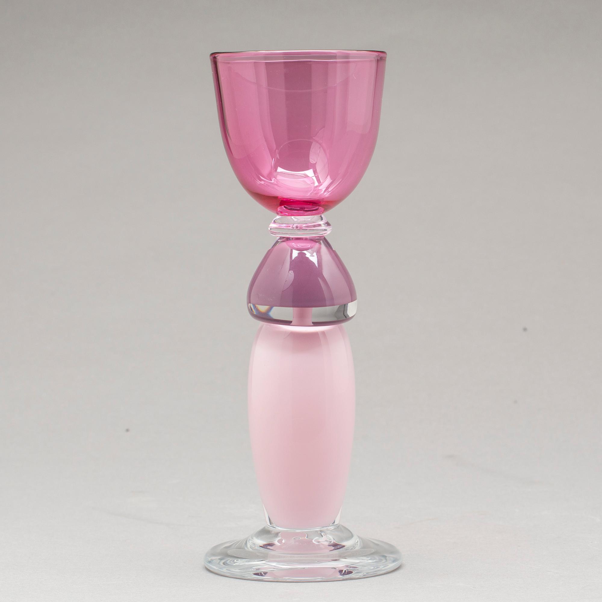 POKALGLAS, glas, Erik Höglund, Strömbergshyttan 1992.