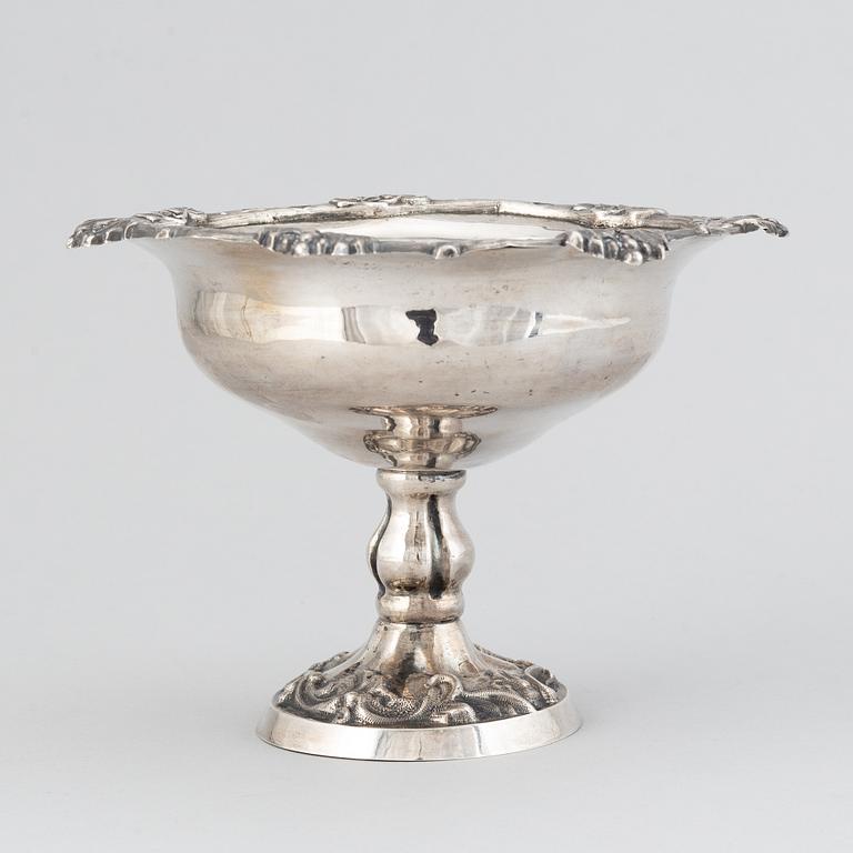 A swedish silver bowl, mark of  JP Forsberg, Luleå 1883.