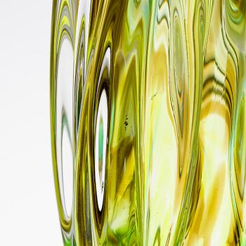 Alma Jantunen, glasskulptur, signerad Alma Jantunen 2006.