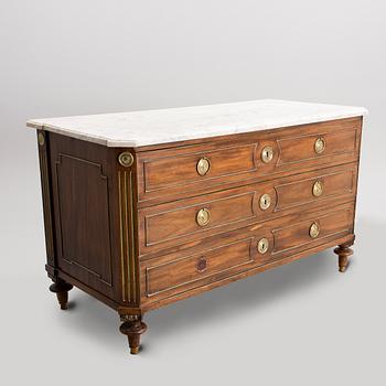 CHEST OF DRAWERS, attribueted to Gottlieb Iwersson (master in Stockholm 1778-1813). Late Gustavian.