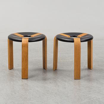 A pair of stools by Johnny Sörensen, Rud International.