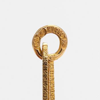 Björn Weckström, Halsband "Diamantstaden", 18K guld, diamanter ca 0.11 ct tot. Lapponia 1985.
