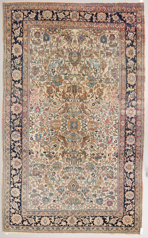 MATTA, antik, sannolikt Teheran. Ca 343x222 cm.