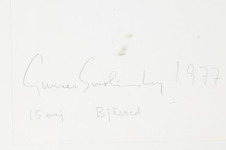 Gunnar Smoliansky, "Bjärred 15 maj", 1977.