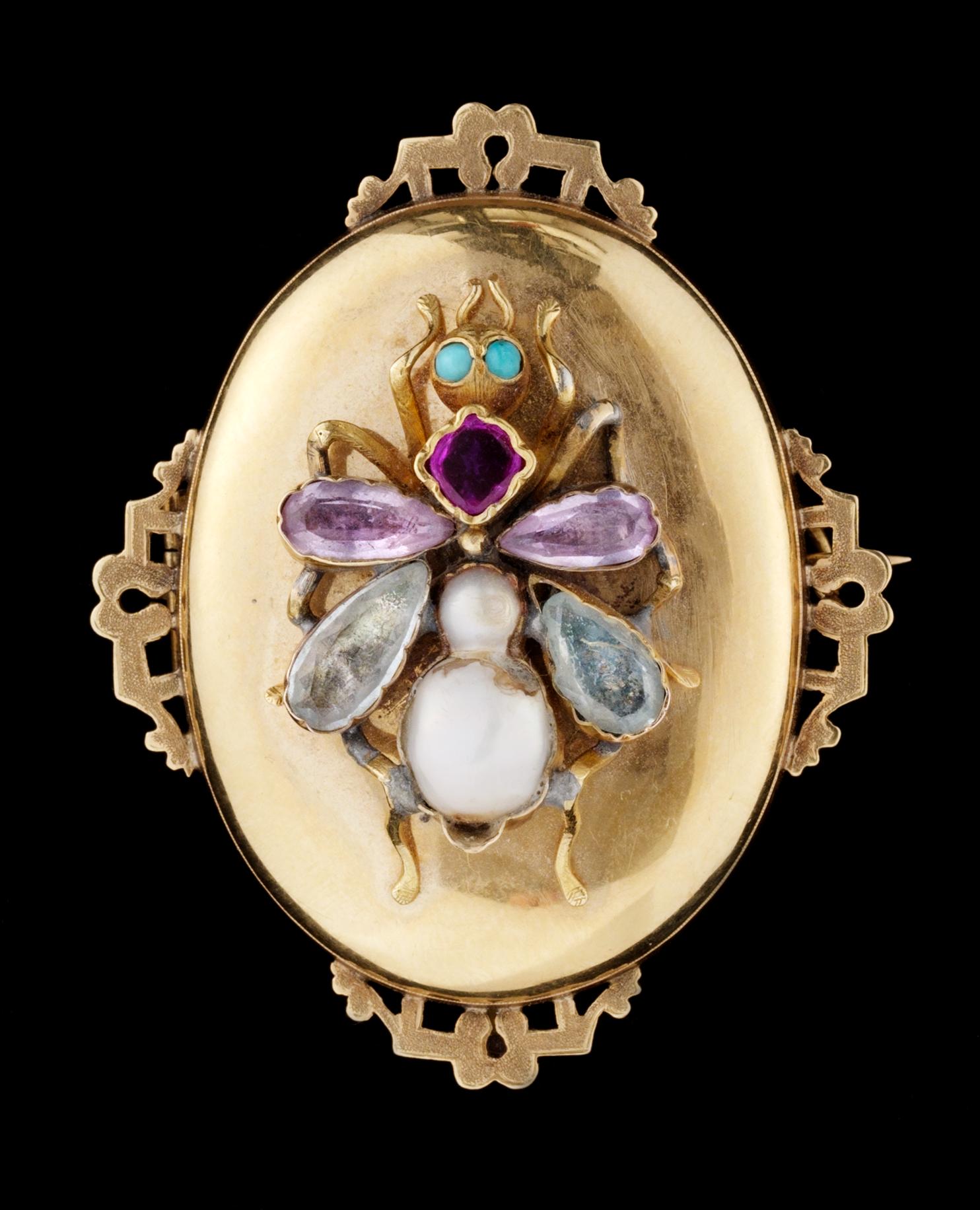 BROSCH/MEDALJONG, 1800-TAL.