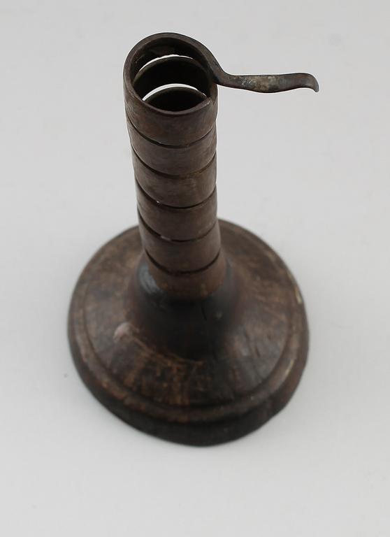 LJUSSTAKE, plåt, 1700-tal.