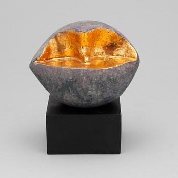 ALF EKBERG, skulptur, stengods, monogramsign.